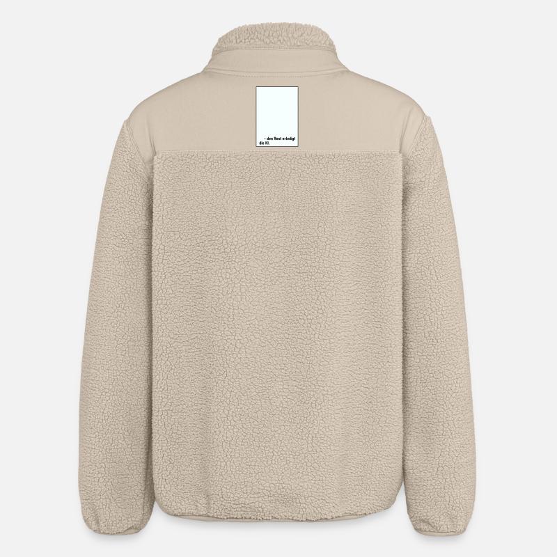 Rest KI - Relaxed Fit Unisex Sherpajacke von Stanley/Stella - Beige