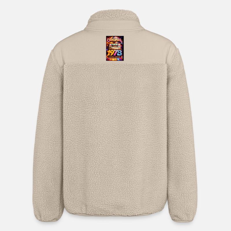 Originale Retro-Disco-Edition von 1978 - Relaxed Fit Unisex Sherpajacke von Stanley/Stella - Beige