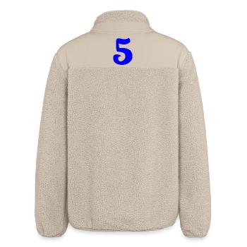 5. ANNIVERSARY. 5 YEARS. 5th ANNIVERSARY - Relaxed Fit Unisex Sherpa Jacket by Stanley/Stella - beige - Back