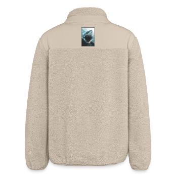 Great White Shark Great White Shark - Relaxed Fit Unisex Sherpa Jacket by Stanley/Stella - beige - Back