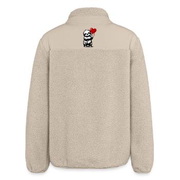 Paresse - Veste sherpa unisexe coupe décontractée Stanley/Stella - beige - Dos