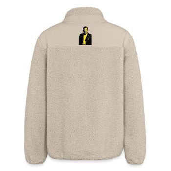 Portrait du rebelle noir de John Steinbeck - Veste sherpa unisexe coupe décontractée Stanley/Stella - beige - Dos