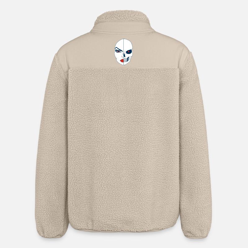 Döden och dess ansikte - Unisex sherpajacka ledig passform Stanley/Stella - beige