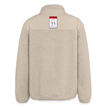 Don't tell me how to do my job - Relaxed Fit Unisex Sherpa Jacket by Stanley/Stella - beige - Back
