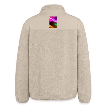 Muster und Formen - Relaxed Fit Unisex Sherpajacke von Stanley/Stella - Beige - Hinten