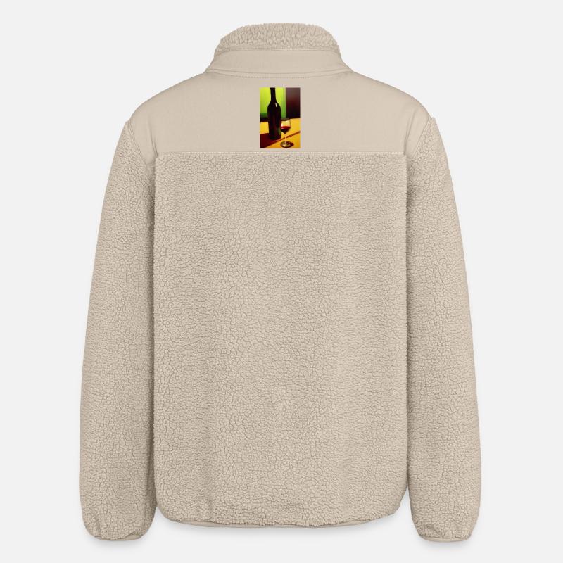 Buveurs de vin - Veste sherpa unisexe coupe décontractée Stanley/Stella - beige