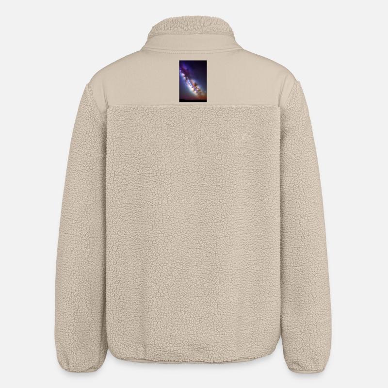 Space and planets - Relaxed Fit Unisex Sherpa Jacket by Stanley/Stella - beige