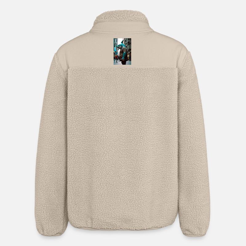 Anthropomorphic 04 - Veste sherpa unisexe coupe décontractée Stanley/Stella - beige