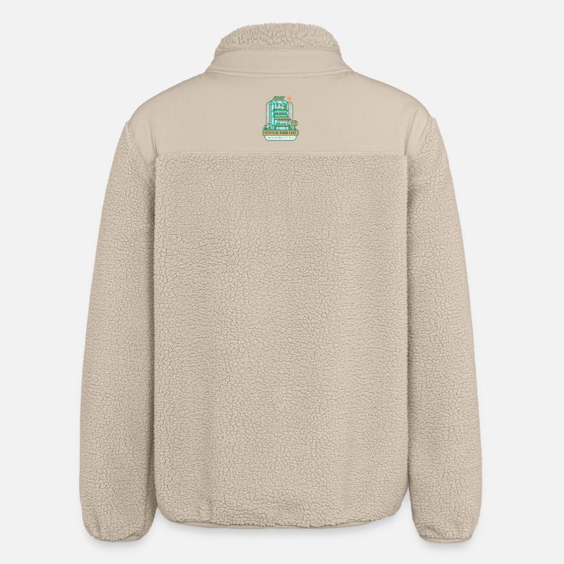 Café de la ferme verticale - Veste sherpa unisexe coupe décontractée Stanley/Stella - beige