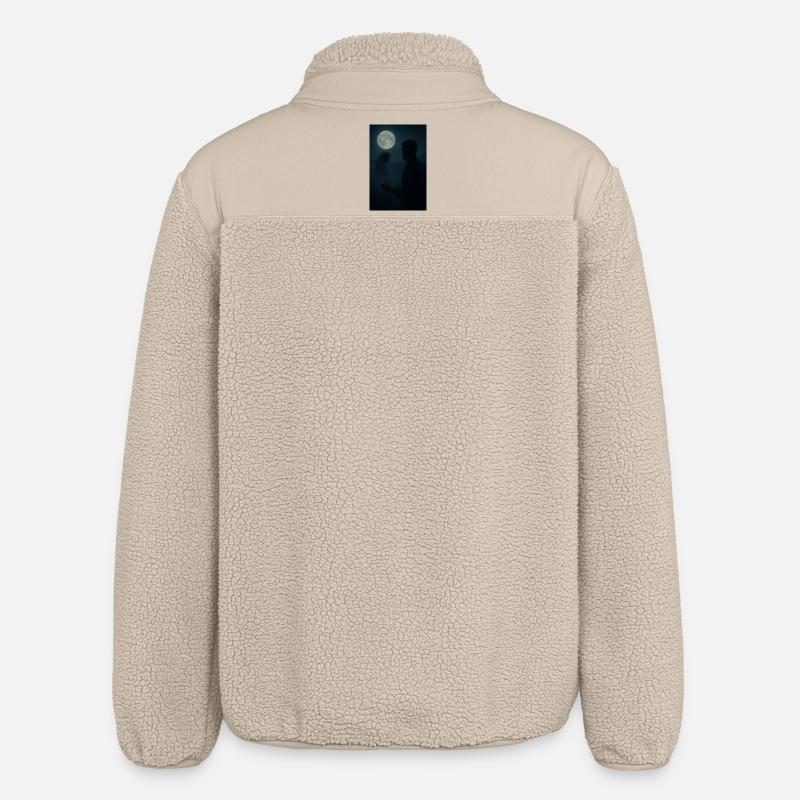 Relation de la Nuit de Lune - Veste sherpa unisexe coupe décontractée Stanley/Stella - beige