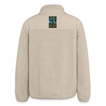 Geschichten über Resilienz in Tibet - Relaxed Fit Unisex Sherpajacke von Stanley/Stella - Beige - Hinten