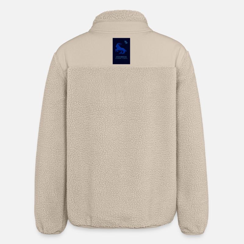 Steinbock Sternzeichen 22.12. – 19.01. Design - Relaxed Fit Unisex Sherpajacke von Stanley/Stella - Beige