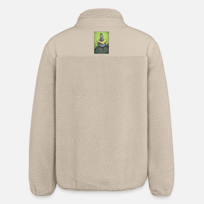 Sir Gurrington sitzt - Relaxed Fit Unisex Sherpajacke von Stanley/Stella - Beige