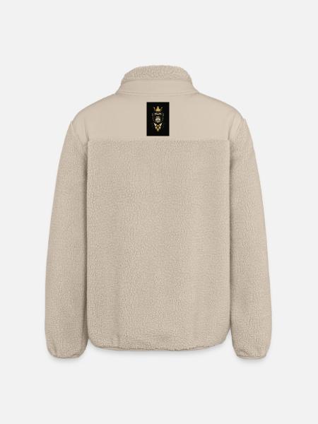 König der Straßenaffen - Relaxed Fit Unisex Sherpajacke von Stanley/Stella - Beige