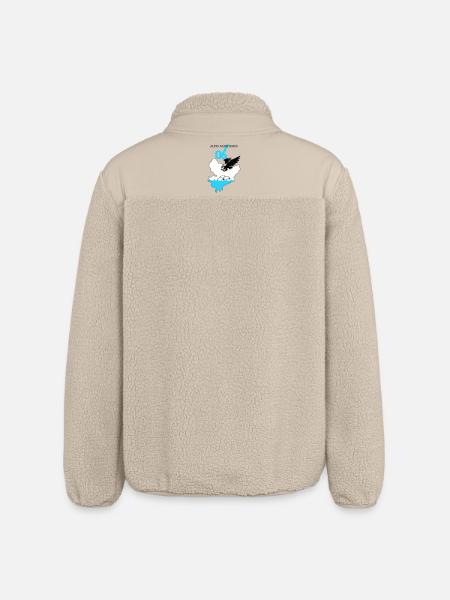 Alpes Maritimes - Relaxed Fit Unisex Sherpa Jacket by Stanley/Stella - beige