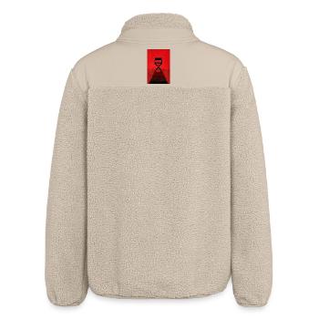 Red Spotlight Director Chair - Relaxed Fit Unisex Sherpa Jacket by Stanley/Stella - beige - Back