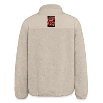 Liebe kennt keine Grenzen - Relaxed Fit Unisex Sherpajacke von Stanley/Stella - Beige - Hinten