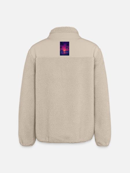 RockyZoo23 - Relaxed Fit Unisex Sherpa Jacket by Stanley/Stella - beige