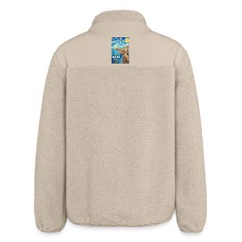 Bari, Italien - Relaxed Fit Unisex Sherpajacke von Stanley/Stella - Beige - Hinten