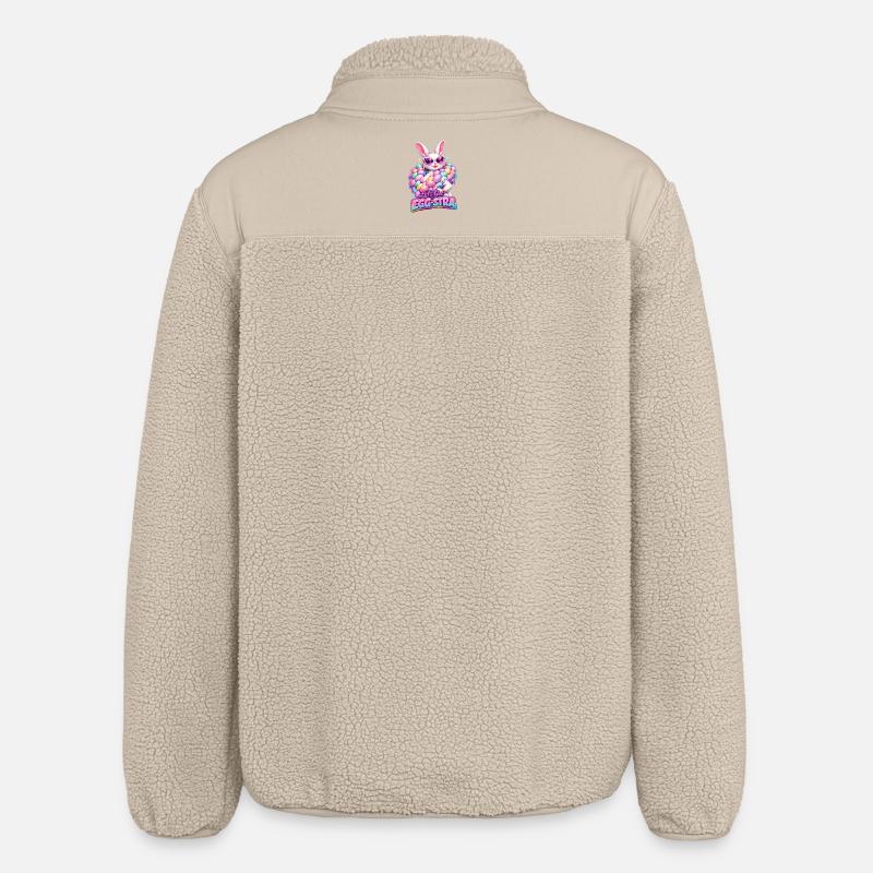 Ostern Lets Get Egg-stra - Relaxed Fit Unisex Sherpajacke von Stanley/Stella - Beige