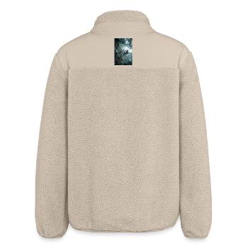 Winterwald-MTB-Quest - Relaxed Fit Unisex Sherpajacke von Stanley/Stella - Beige - Hinten