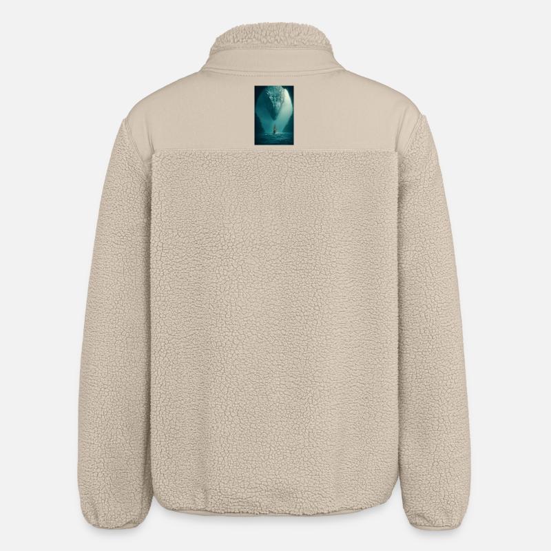 Le géant du Dragon au crépuscule - Veste sherpa unisexe coupe décontractée Stanley/Stella - beige