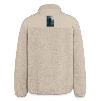 Foggy Ghost Hug - Relaxed Fit Unisex Sherpa Jacket by Stanley/Stella - beige - Back
