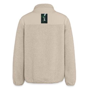 Cascade dans la Jungle Verte - Veste sherpa unisexe coupe décontractée Stanley/Stella - beige - Dos