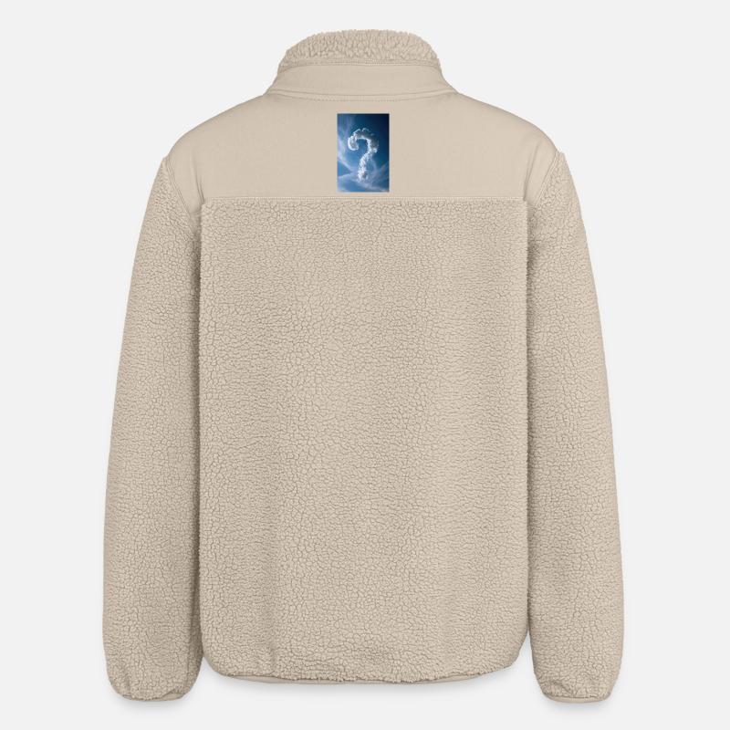 Nuage Ciel Interrogateur - Veste sherpa unisexe coupe décontractée Stanley/Stella - beige