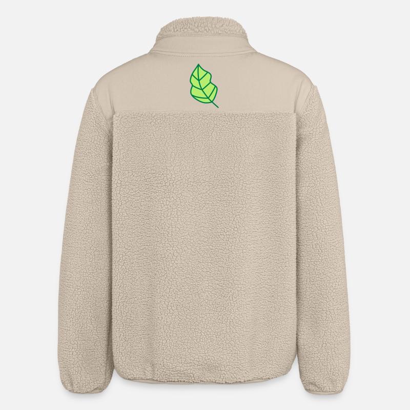 feuille - Veste sherpa unisexe coupe décontractée Stanley/Stella - beige