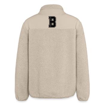 Beer Pong B - Relaxed Fit Unisex Sherpajacke von Stanley/Stella - Beige - Hinten