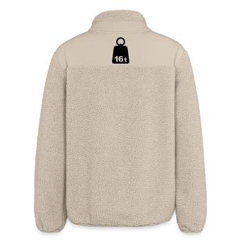 Sixteen Tons 16t - Relaxed Fit Unisex Sherpajacke von Stanley/Stella - Beige - Hinten