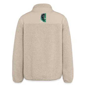 King Jesus - Lion of Judah - Christian - Relaxed Fit Unisex Sherpa Jacket by Stanley/Stella - beige - Back