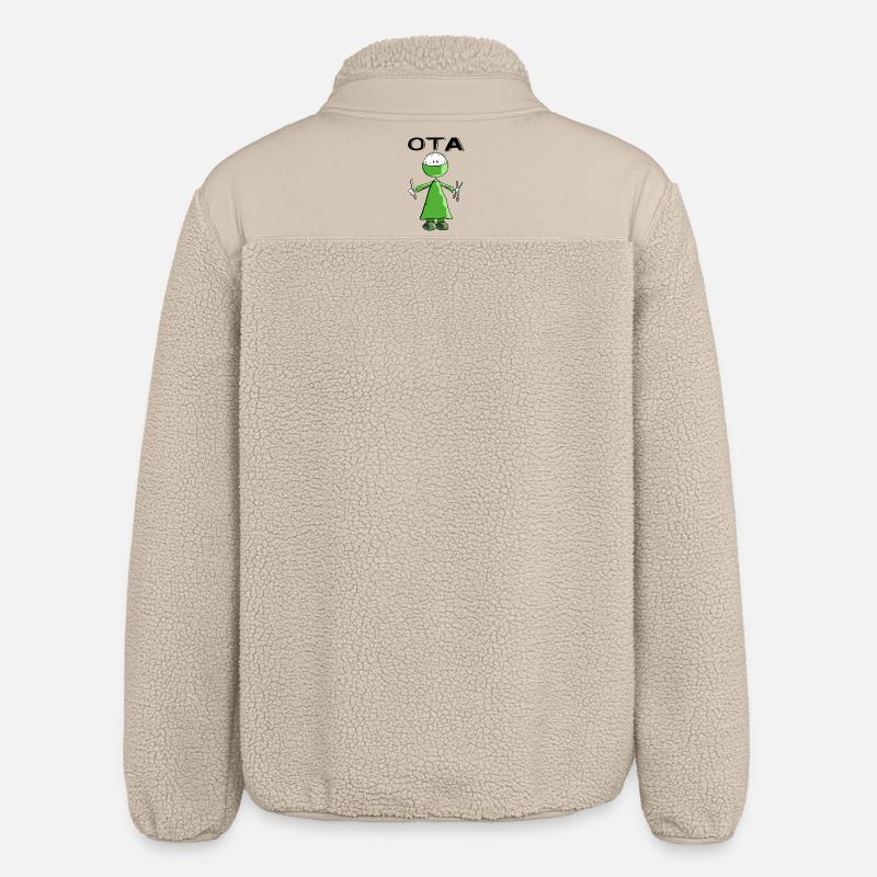 Operationstechnischer Assistent Strichmann - OTA - Relaxed Fit Unisex Sherpajacke von Stanley/Stella - Beige