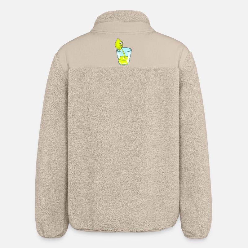 Citron - Veste sherpa unisexe coupe décontractée Stanley/Stella - beige