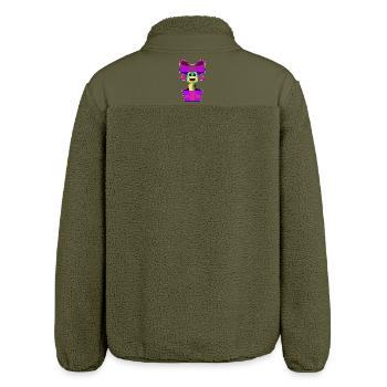 Schlange Weihnachten Paket - Relaxed Fit Unisex Sherpajacke von Stanley/Stella - Khaki - Hinten