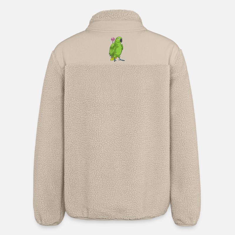 Perroquet Sucette - Veste sherpa unisexe coupe décontractée Stanley/Stella - beige