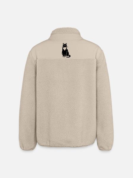Smoking Chat - Veste sherpa unisexe coupe décontractée Stanley/Stella - beige