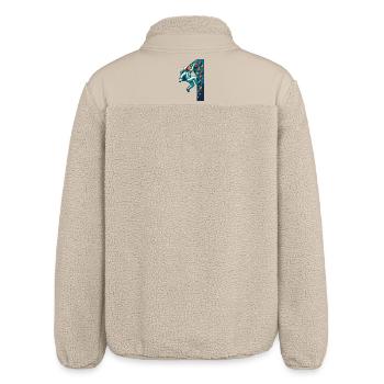 Astronaute en bloc en vol stationnaire Grimpe facile Gesche - Veste sherpa unisexe coupe décontractée Stanley/Stella - beige - Dos