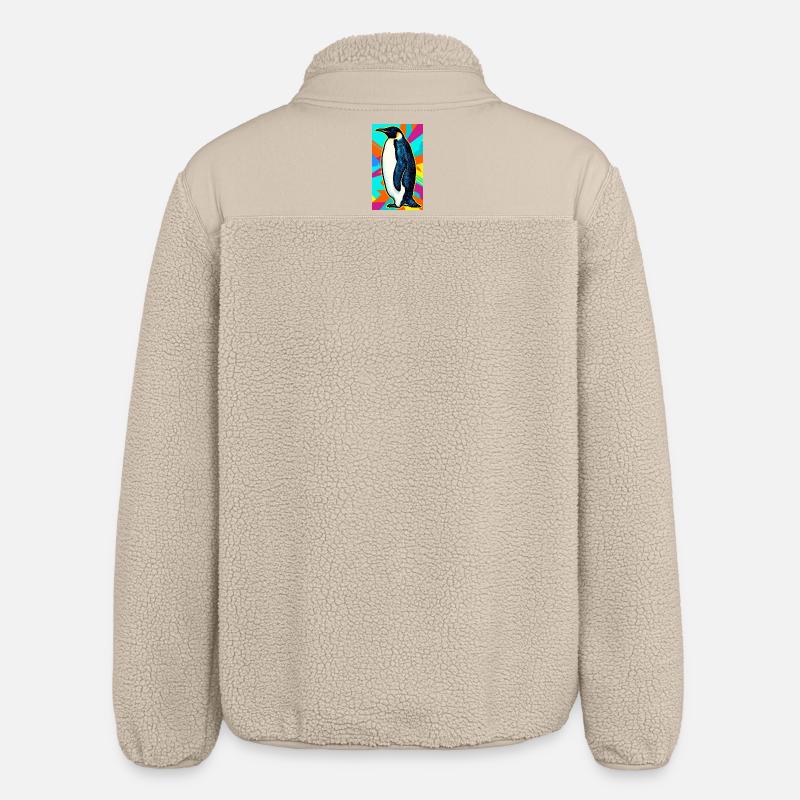 pingouin - Veste sherpa unisexe coupe décontractée Stanley/Stella - beige