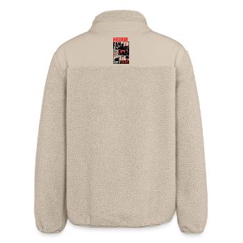Horror Fear Fuel Dark Place Creepy - Relaxed Fit Unisex Sherpajacke von Stanley/Stella - Beige - Hinten
