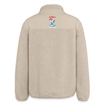 Greenland Is Not For Sale Arctic Polar Bear - Relaxed Fit Unisex Sherpajacke von Stanley/Stella - Beige - Hinten