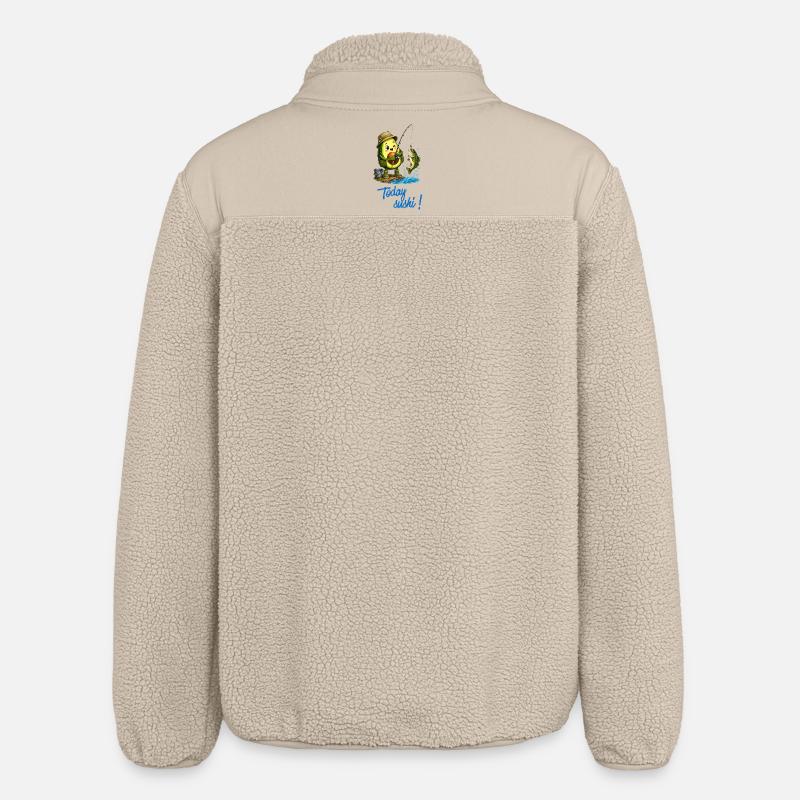Aventure des pêcheurs d’avocats - Veste sherpa unisexe coupe décontractée Stanley/Stella - beige