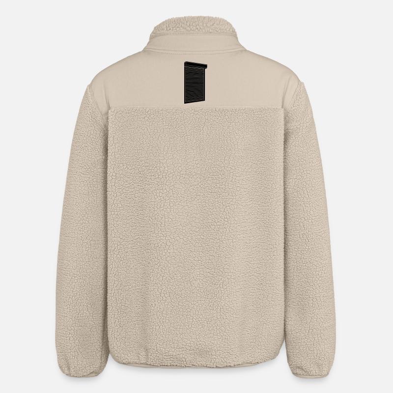 Roller shutter blinds - Relaxed Fit Unisex Sherpa Jacket by Stanley/Stella - beige