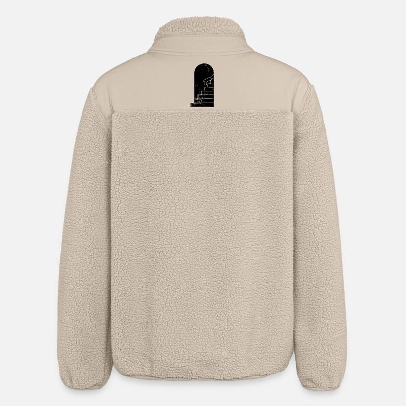 Forward into the future - Relaxed Fit Unisex Sherpa Jacket by Stanley/Stella - beige