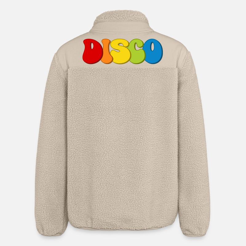 Disco - Relaxed Fit Unisex Sherpajacke von Stanley/Stella - Beige