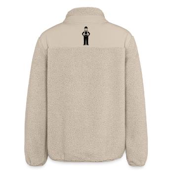 Ouvrier du bâtiment Construction de maison - Veste sherpa unisexe coupe décontractée Stanley/Stella - beige - Dos