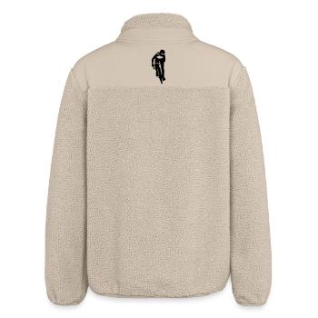 Rennrad - Relaxed Fit Unisex Sherpajacke von Stanley/Stella - Beige - Hinten