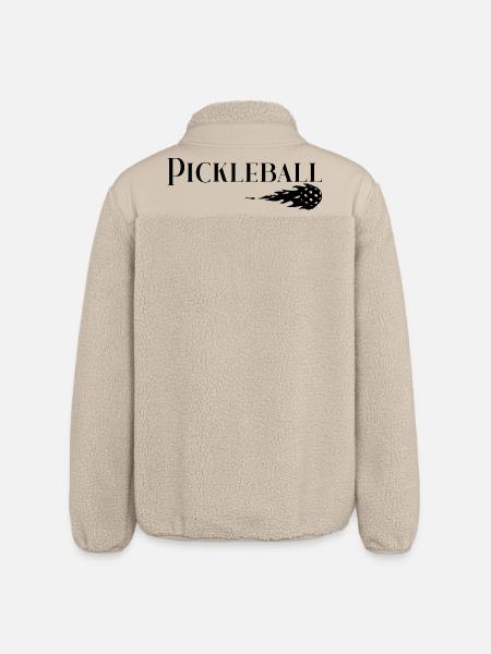 Pickleball - Relaxed Fit Unisex Sherpajacke von Stanley/Stella - Beige