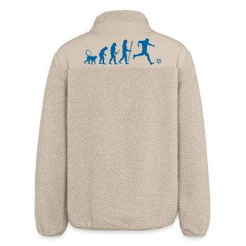 Évolution d’un joueur de football - Veste sherpa unisexe coupe décontractée Stanley/Stella - beige - Dos
